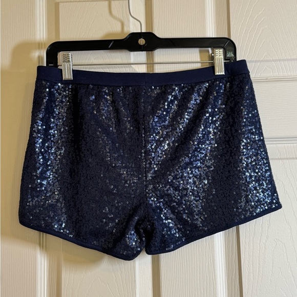 Aerie Navy Sequin Shorts - Picture 3 of 8